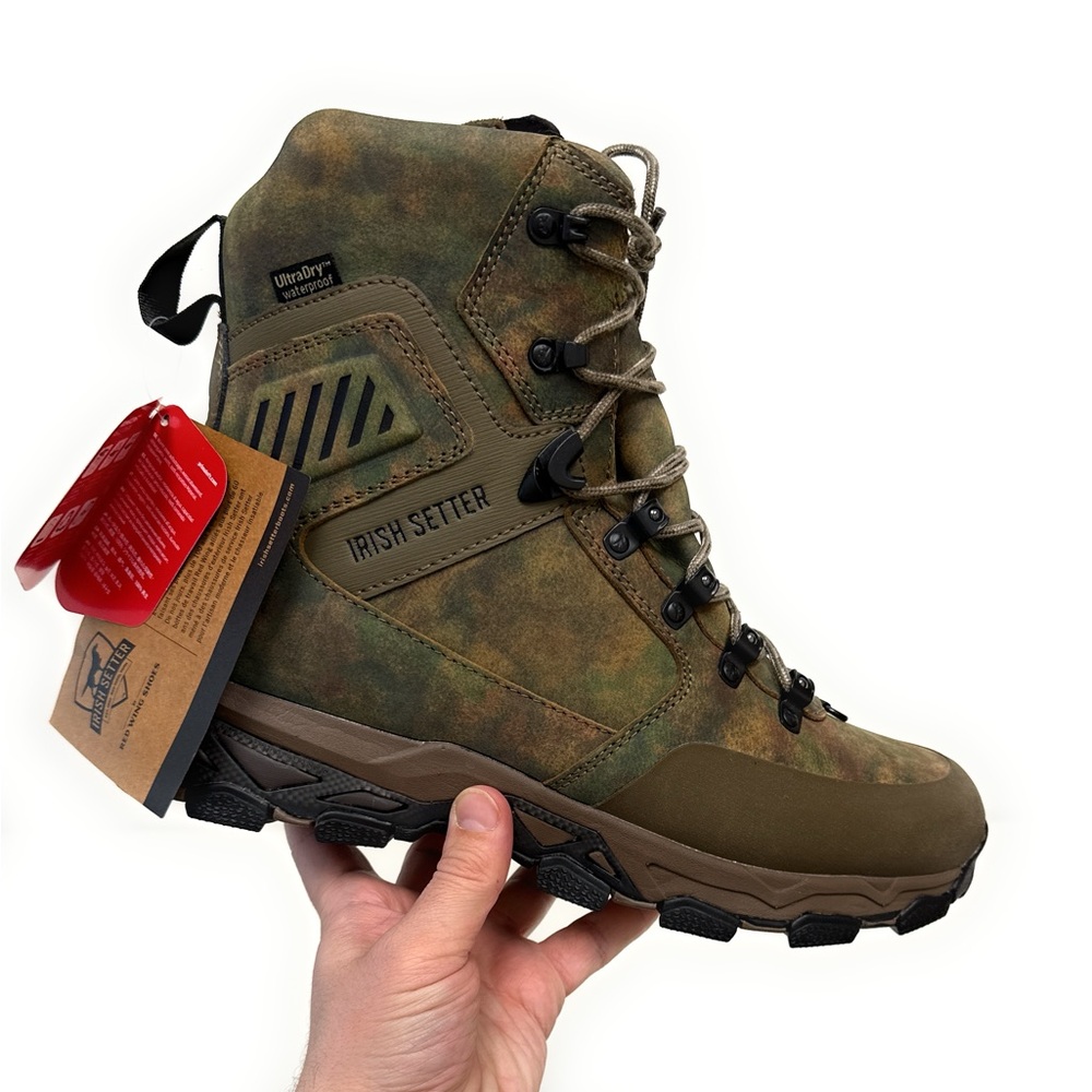 Red Wing Irish Setter Pinnacle 9” Mens Waterproof Work shoes/Hunt Boot - Picture 7 of 14
